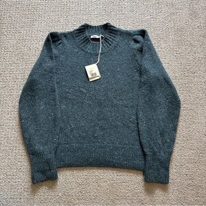 Fatherty Women's Puff Sleeve Small Sweater